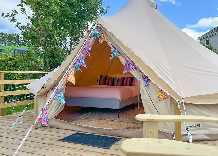 Glamping Tent 5 Lüks kamp alanı Na Clocha Liatha