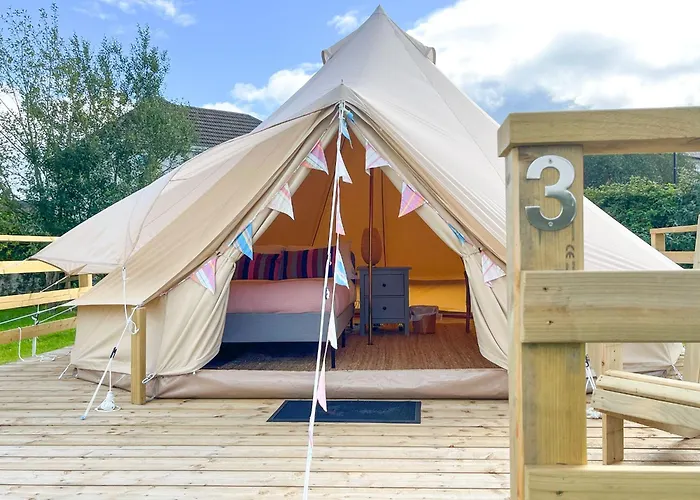 Glamping Tent 5 Lüks kamp alanı Na Clocha Liatha