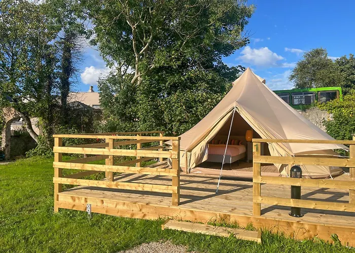Glamping Tent 5 Lüks kamp alanı Na Clocha Liatha