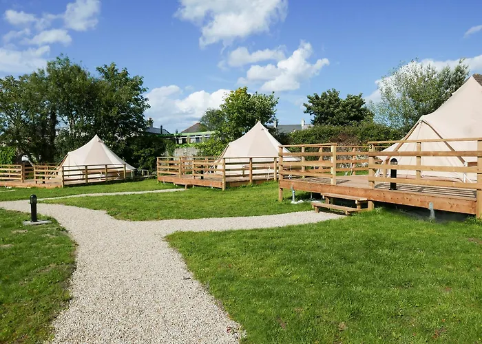 Lüks kamp alanı Glamping Tent 5 Na Clocha Liatha